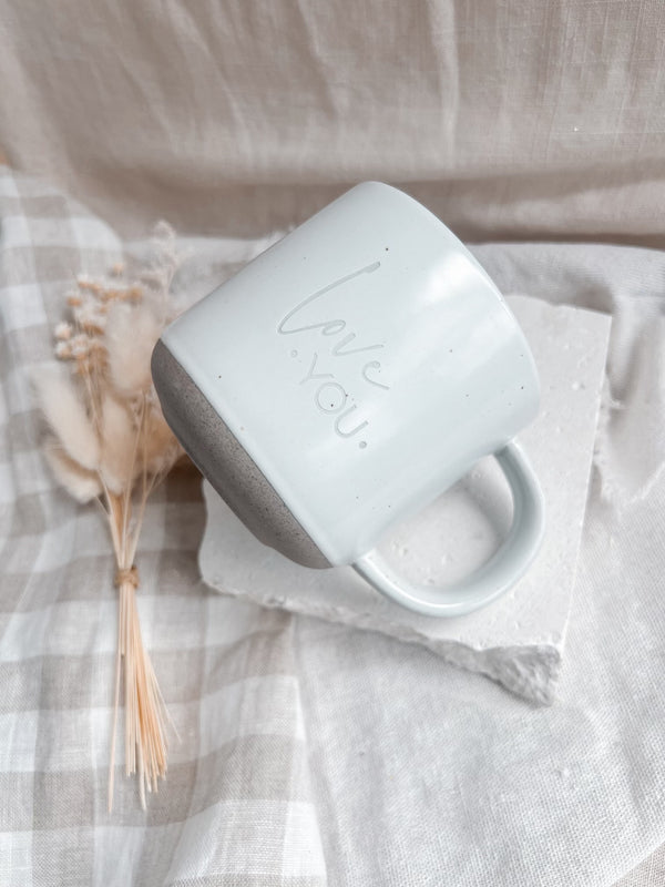 Ceramic coffee mug - Love you