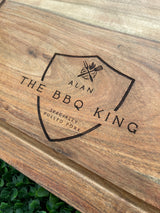 BBQ King - Large acacia serving / cheese / chopping board