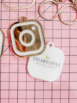 Smart scannable NFC keyring - link your social media, website, booking form, review form, contact details, etc