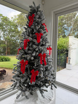 Christmas ribbon bows packs - No tags - Various colours