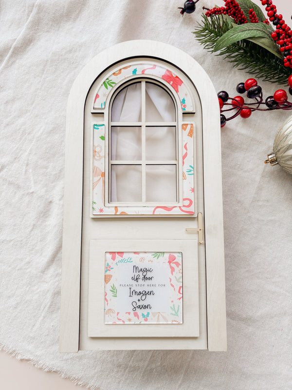 Magic Door - interchangeable Easter Bunny, Elf, Santa, Tooth Fairy