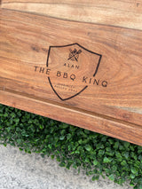BBQ King - Large acacia serving / cheese / chopping board