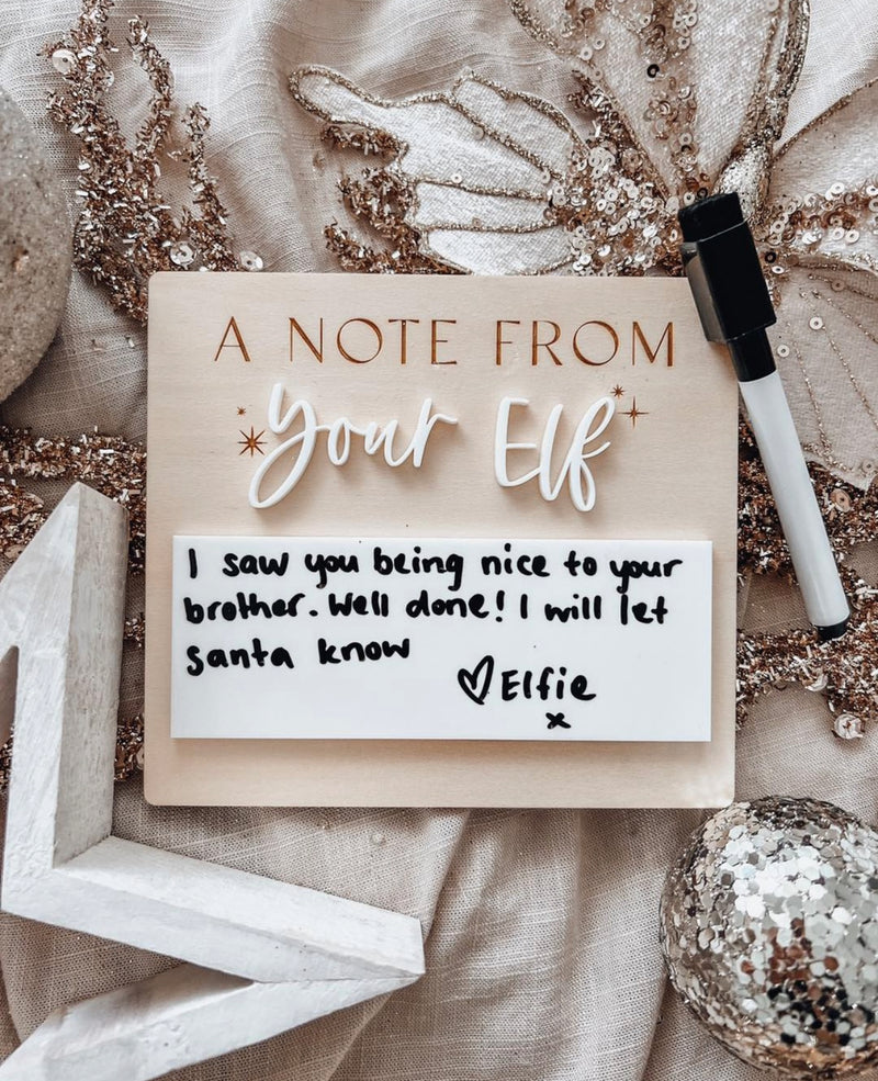 Note from your Elf - reusable