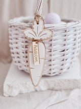 Carrot shape Easter tag