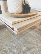 Linen coffee table photo album - Father's Day
