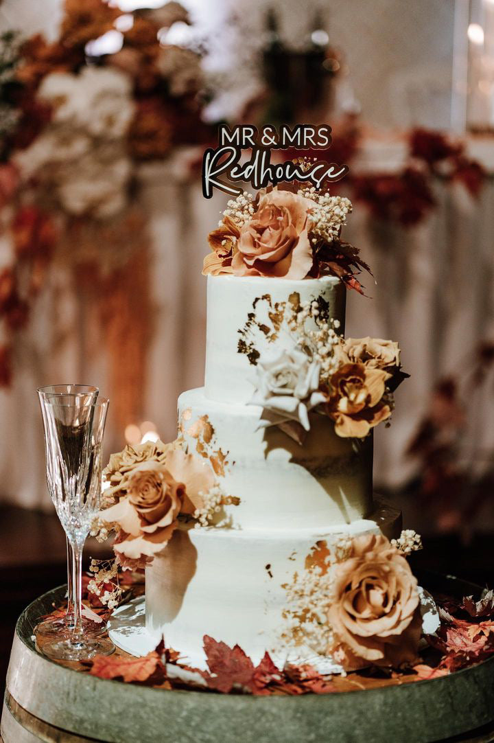 Double layered cake topper - choose your colours
