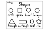 Educational trace-and-wipe boards