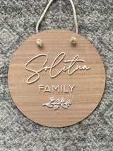 Family plaque - branch design