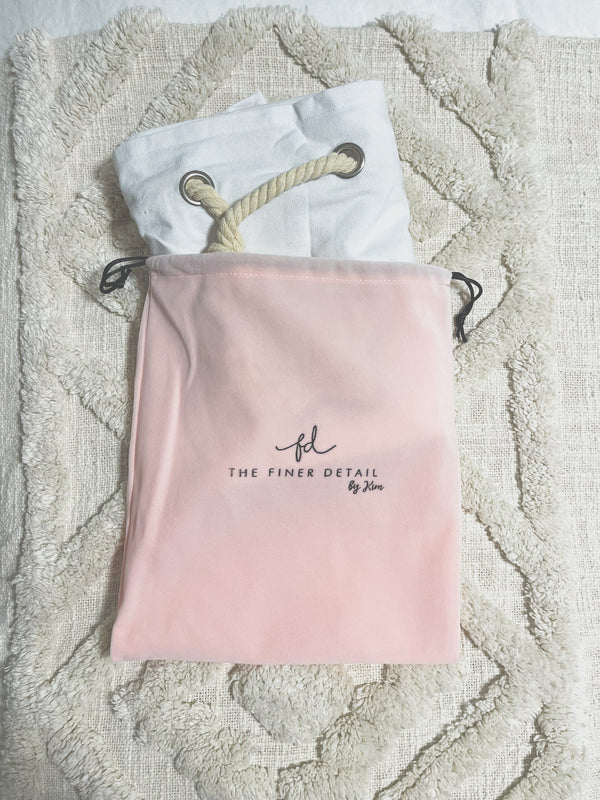 White cotton Santa sack - BLANK (no tag)