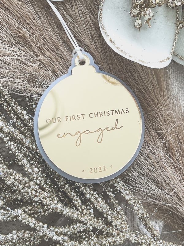 Our first Christmas engaged