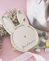 Personalised freestanding Easter bunny keepsake