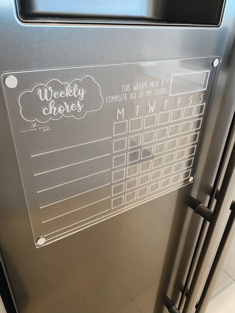 Chores chart | personalised with your child’s name