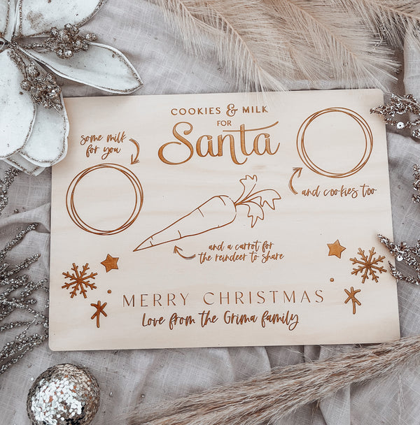 Santa snack tray