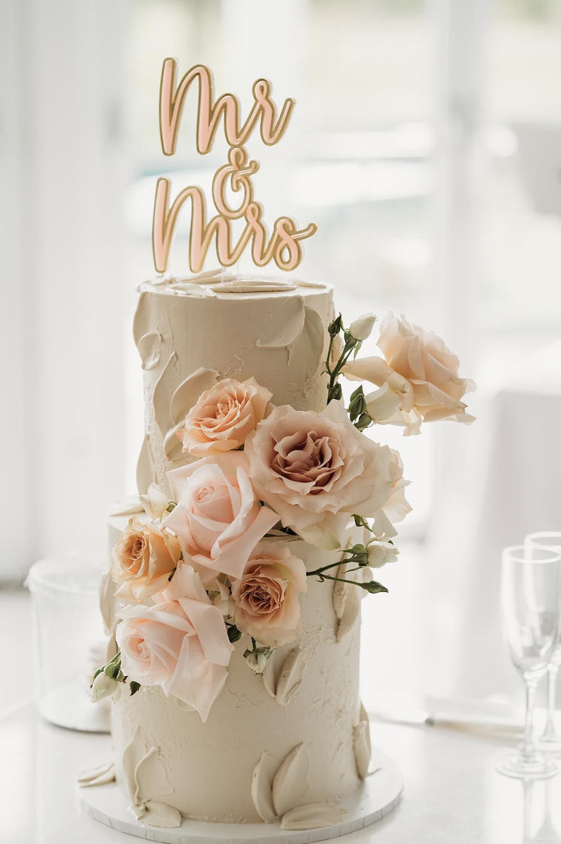 Double layered cake topper - choose your colours