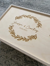 Wedding keepsake box